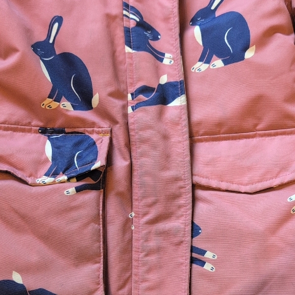 Boden Pink Coat with Rabbit Design - Picture 5 of 8